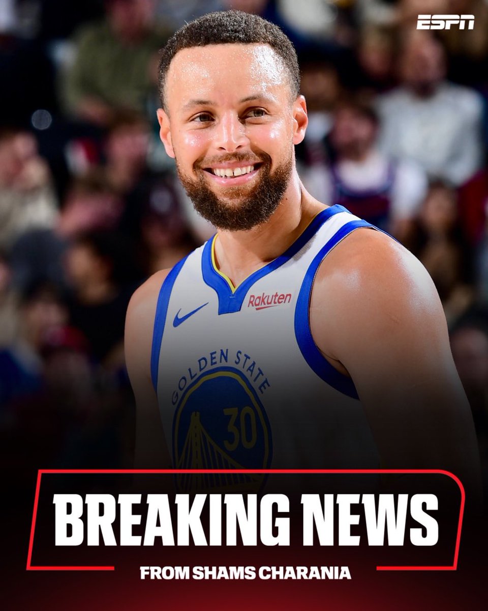 brasilcoast2's tweet photo. 🚨🚨🚨🚨🚨BOMBA

STEPHEN CURRY RENOVA COM O GOLDEN STATE WARRIORS POR MENOS QUE PODIA!

DURAÇÃO: 2 anos
VALOR: 116 milhões de dólares

⚠️ PLAYER OPTION no 2º ano de contrato!

🗞️ - @ShamsCharania https://t.co/knyeQplS59