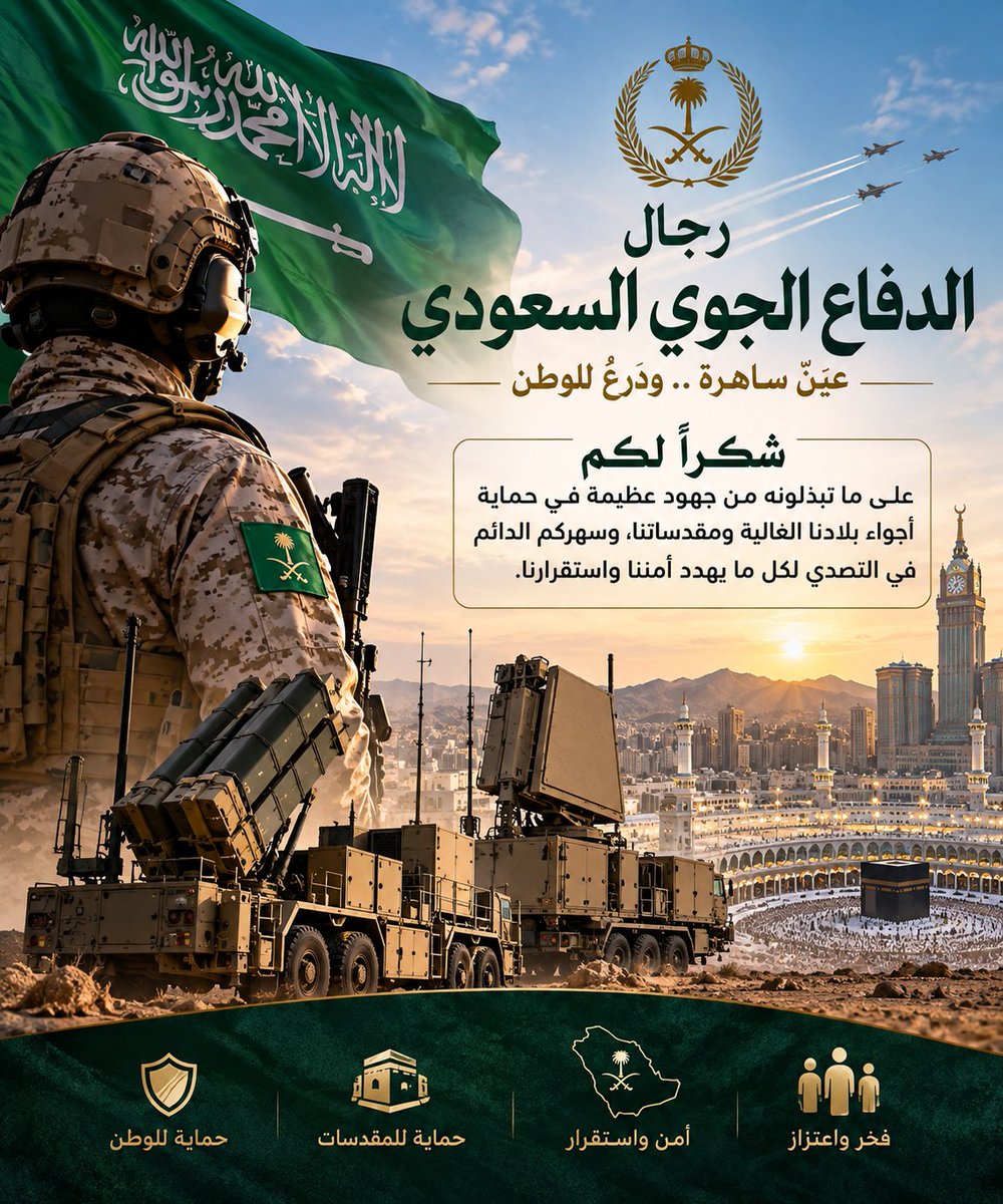fsml_f15's tweet photo. رجال #الدفاع_الجوي 
شكراً لكم على ما تبذلونه من جهود في حماية أجواء بلادنا الغالية ومقدساتنا وسهركم الدائم في التصدي لكل ما يهدد أمننا واستقرارنا 
🇸🇦🇸🇦🇸🇦🇸🇦🇸🇦🇸🇦🇸🇦🇸🇦🇸🇦🇸🇦🇸🇦

#السعوديه_العظمى https://t.co/tJM4hE6Ogm