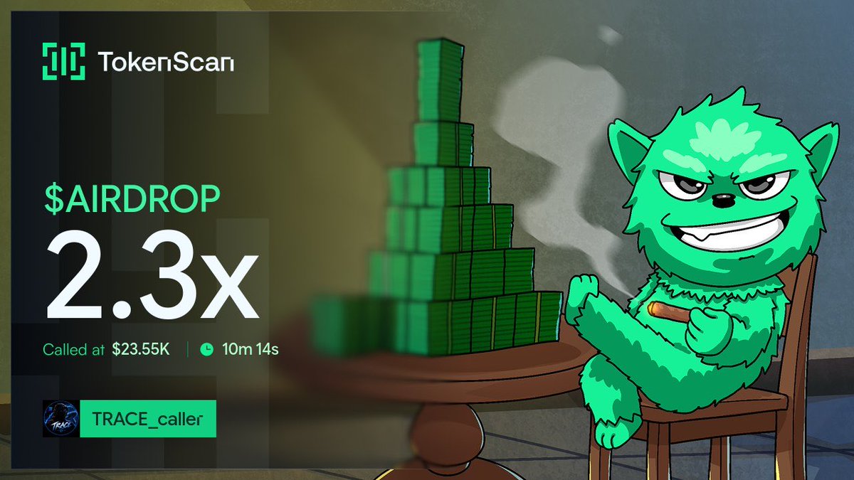 Trace_caller's tweet photo. $AIRDROP 
2.3x 

9jxwFdhJY5xFvC8KM73LHHUzXuvjo6ydcCLtUtuTpump https://t.co/xDrmKa89Zz