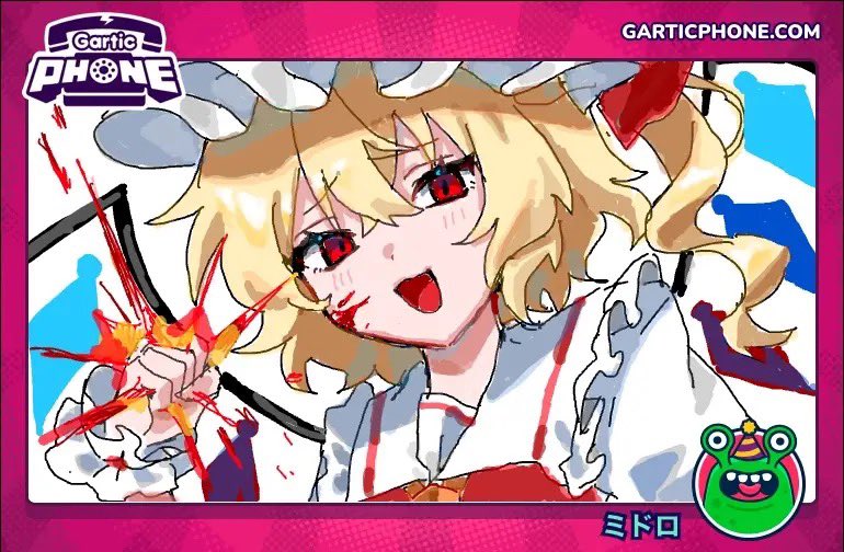 midoro29's tweet photo. ガーティックフォンでフランちゃん描いた💥
 #東方Projectㅤㅤㅤㅤ https://t.co/x6Vi3QjwR8