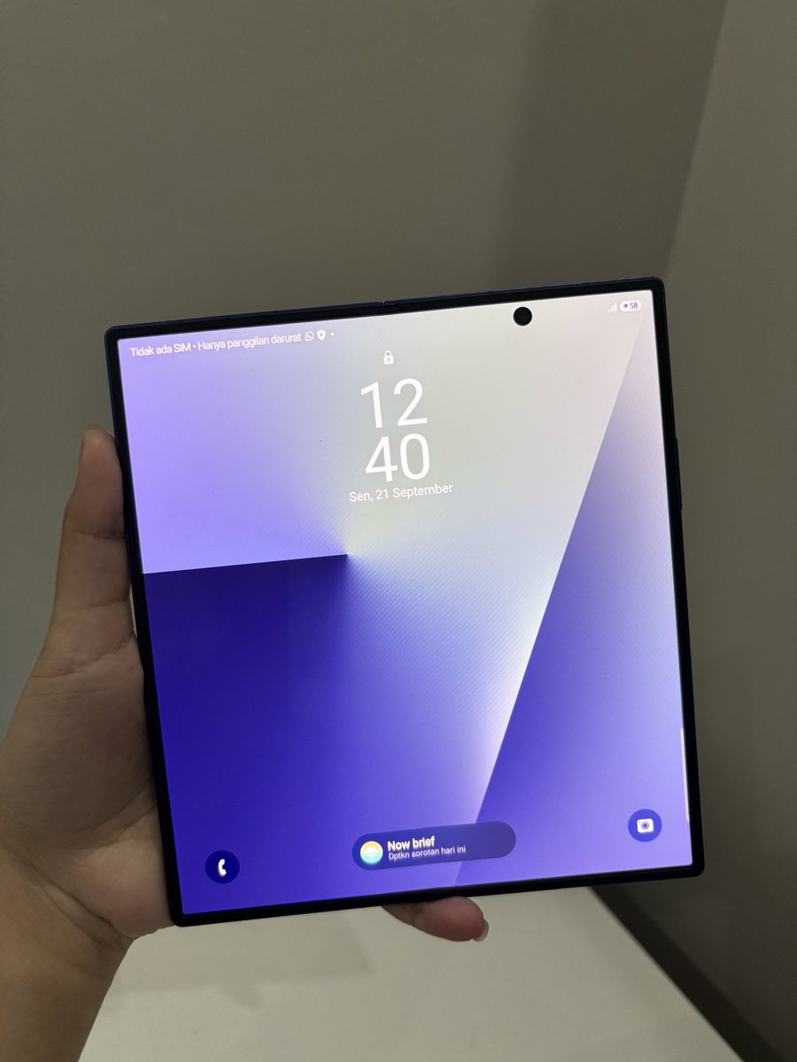 decafeinq's tweet photo. WTS // Want to Sell // Jual
Samsung Galaxy Z Fold 7 12/256gb blue
▶️ fullset (box + charger)
▶️ free 2 case 

| Pembelian April 2026 di official store Samsung (SEIN/garansi resmi masih aktif)
📍Bekasi

Rp16.750k
💌 dm for more details https://t.co/GOKffTKpbX