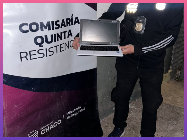 NPChaco1's tweet photo. #RESISTENCIA: Recuperaron Una #Computadora #Sustraída En Una #Escuela
#NoticiasDelParana https://t.co/u8wBFIicAr https://t.co/qliDQ9DaOs