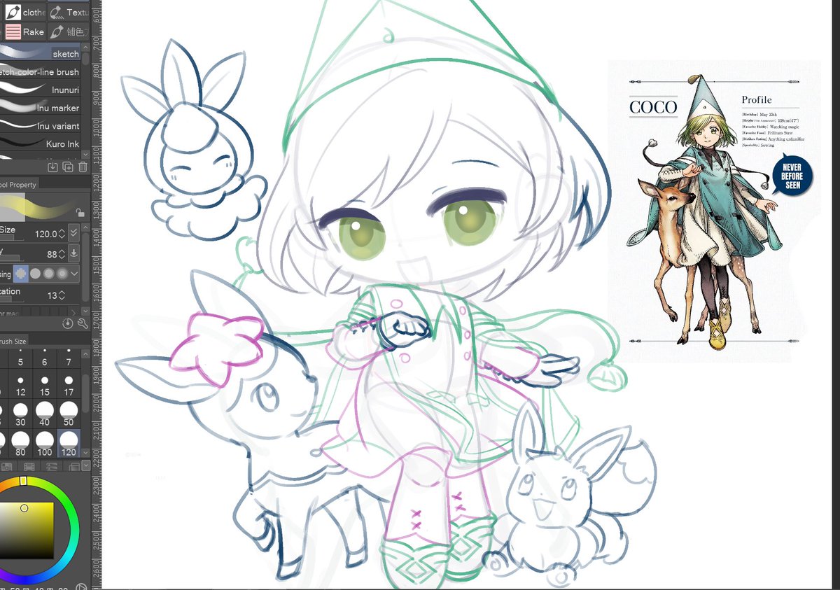 lapintino's tweet photo. @fallon_wrenn i'm working on it 💪💪 
btw i'm taking chibi requests (details in my account) https://t.co/NB3ky2zJjp