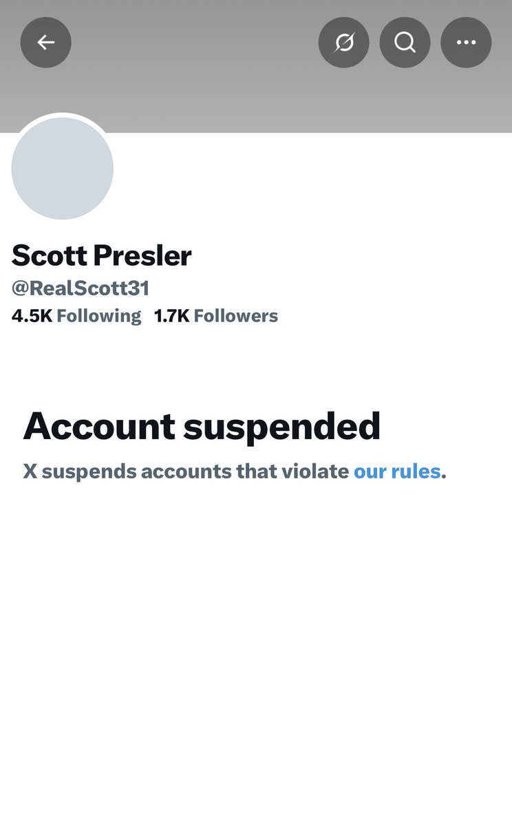 ScottPresler's tweet photo. VICTORY!

An African account that was trying to impersonate me &amp; scam my followers was suspended. 

Thank you, X.

This is my only account. https://t.co/Mur2j3uPUr