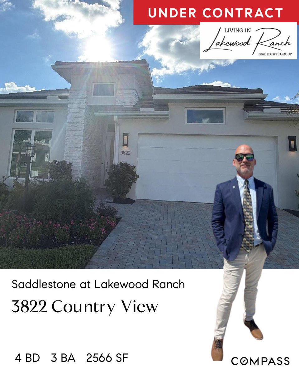 JohnSellsSWFL's tweet photo. Under contract. 

3822 Country View Court
Saddlestone at Lakewood Ranch

New Perry Home. Repeat clients. 
That trust is the whole business.

https://t.co/OZOZHbLaT8 https://t.co/v6pq3P527X
