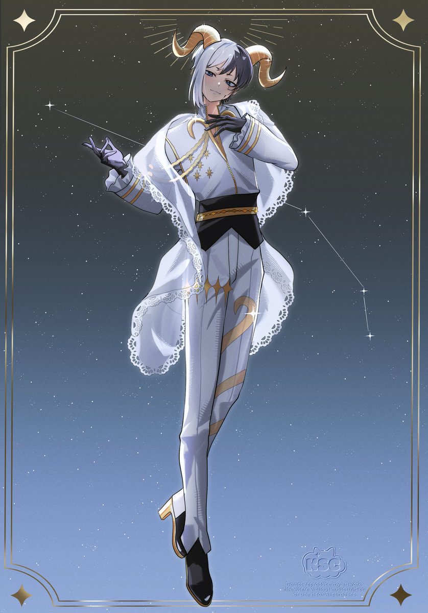 kuraschuu's tweet photo. day 5: constellations ♑️♈️

#sengenfashionweek #千ゲ https://t.co/PuJL7zixaG
