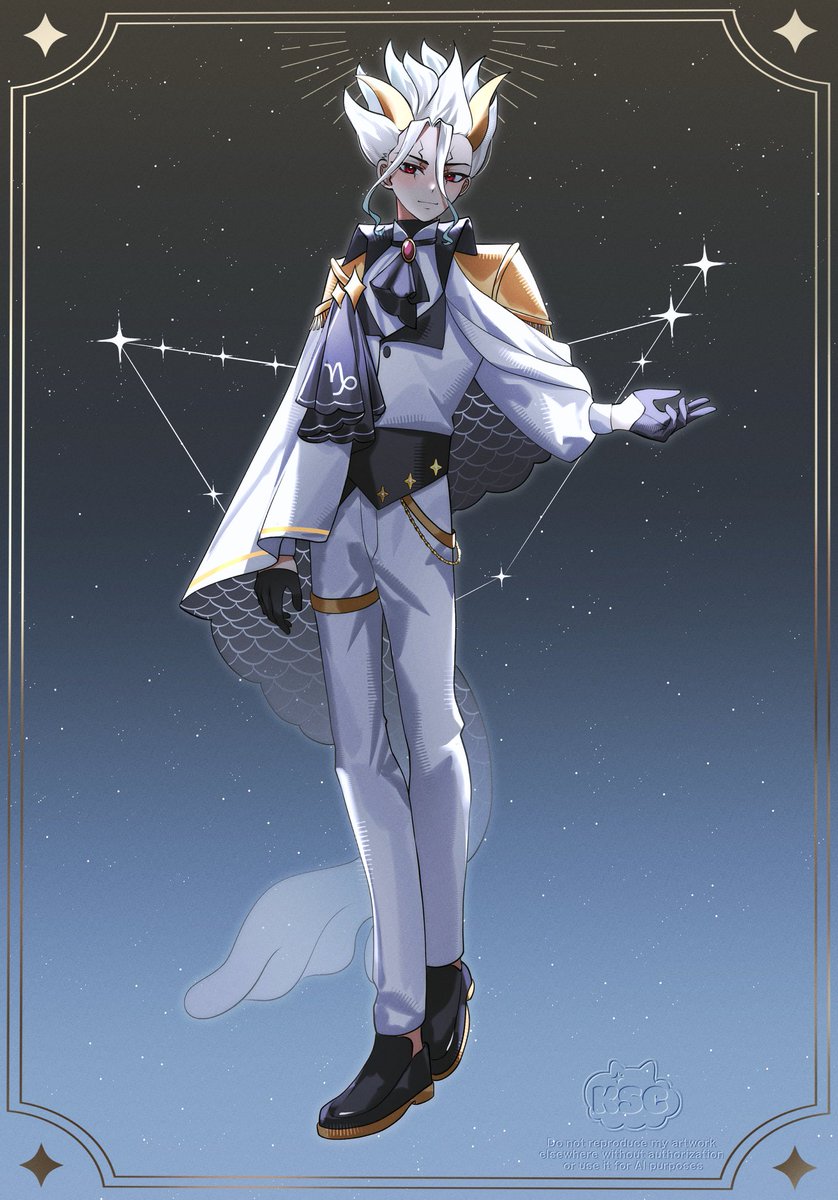 kuraschuu's tweet photo. day 5: constellations ♑️♈️

#sengenfashionweek #千ゲ https://t.co/PuJL7zixaG
