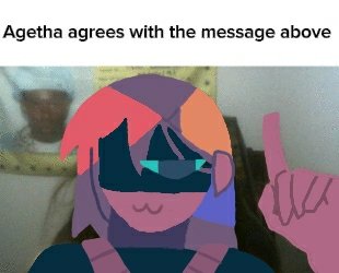 SillyEnigmaFox's tweet photo. I just remembered I have Agetha memes that I created for myself a long time ago. I shall share them to the public because I see no reason not to.

#fpe #fundamentalpapereducation https://t.co/YcssgDQkY2