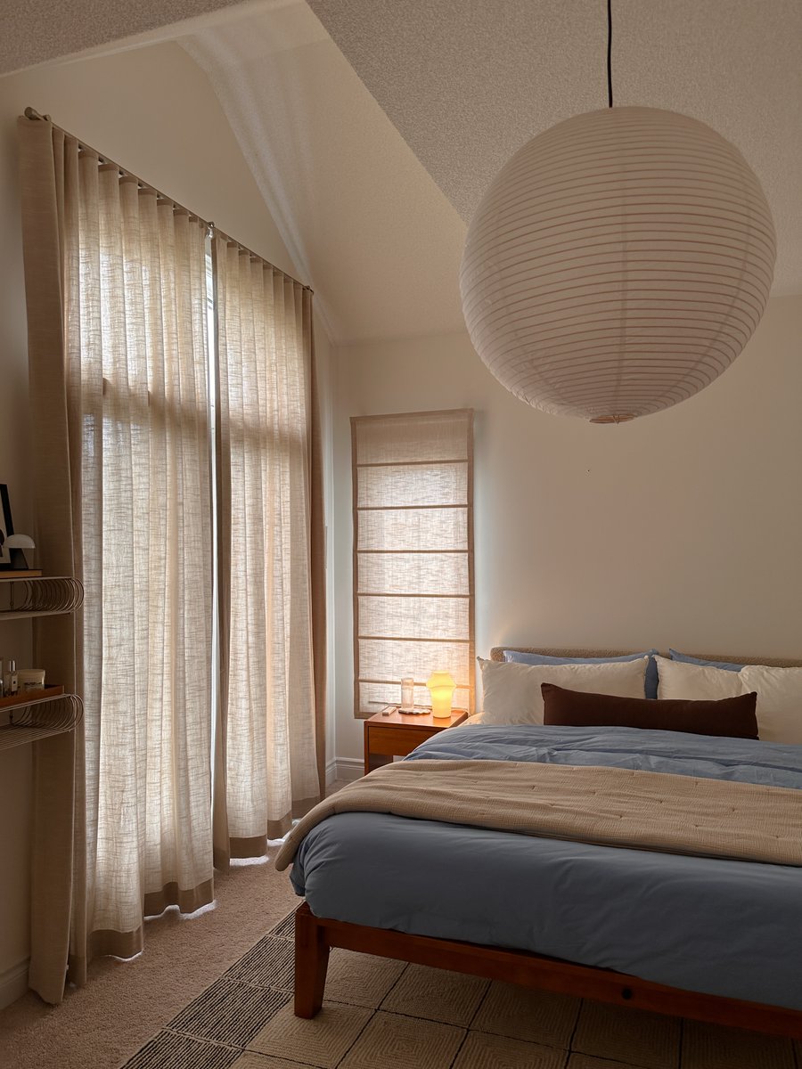 TerrenceTuvcs's tweet photo. These new curtains from @twopagescurtains transformed our bedroom into a peaceful retreat. Use code CLEMENCE for 24% off through September 10. https://t.co/sepEnueOaE