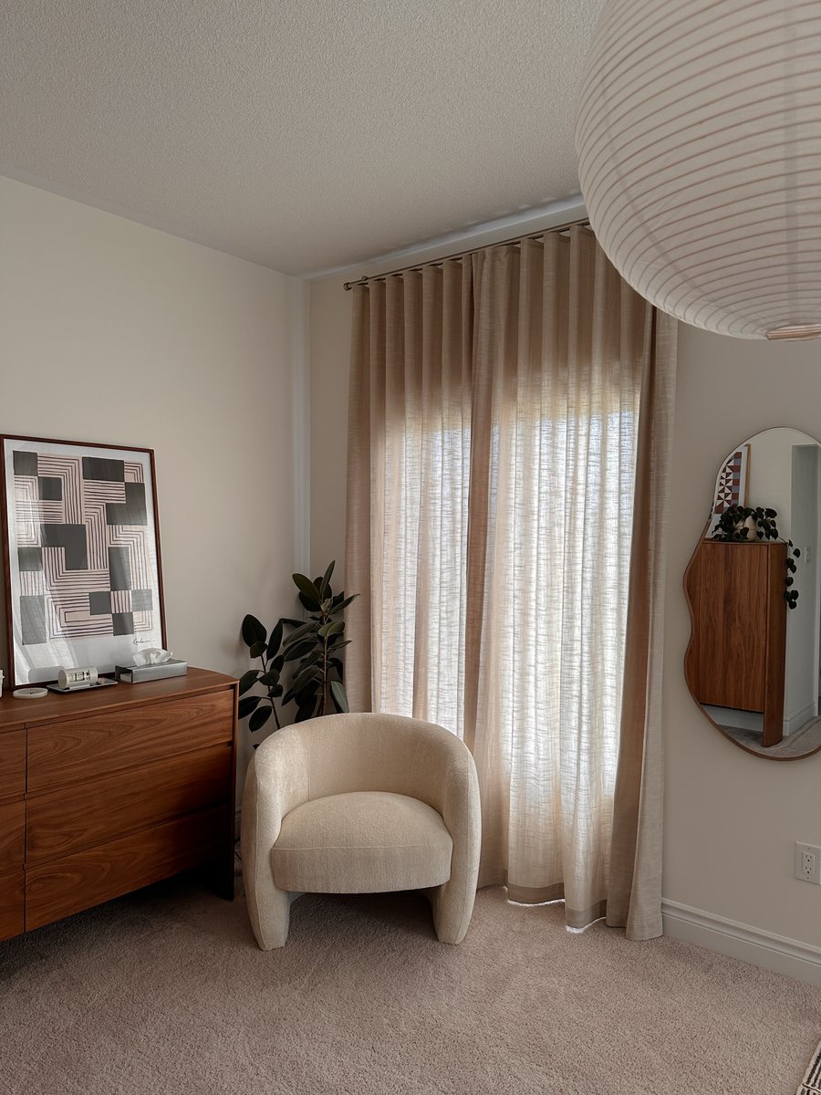 TerrenceTuvcs's tweet photo. These new curtains from @twopagescurtains transformed our bedroom into a peaceful retreat. Use code CLEMENCE for 24% off through September 10. https://t.co/sepEnueOaE