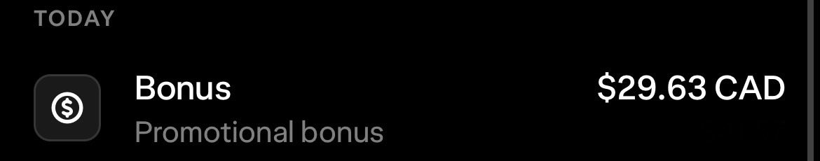 PenneyInvests's tweet photo. Little bonus from Wealthsimple today too!

This is a bonus they had going when I switched my accounts over to them! https://t.co/SAEkRszFXB