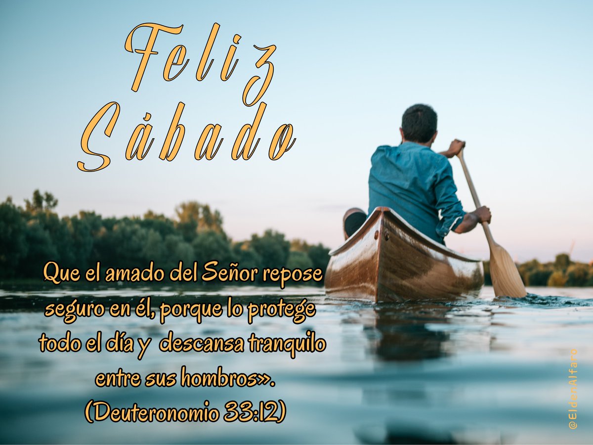 EldenObed7's tweet photo. Que tu hogar sea un lugar de encuentro con Dios y que su amor te abrace durante todo este sábado. Deja en sus manos tus preocupaciones y encontrarás en su presencia refugio, paz y confianza. Hoy recuerda que estás bajo el cuidado de un Dios que nos sostiene. 
¡Feliz sábado! https://t.co/JxliLvfv2o