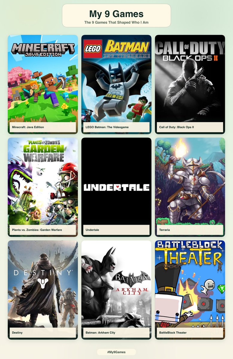 SlurmyC's tweet photo. Idve liked to add like 30 more games to this cause its all i know but these are the ones 11 year old me loved most https://t.co/Z1ed6iScQF