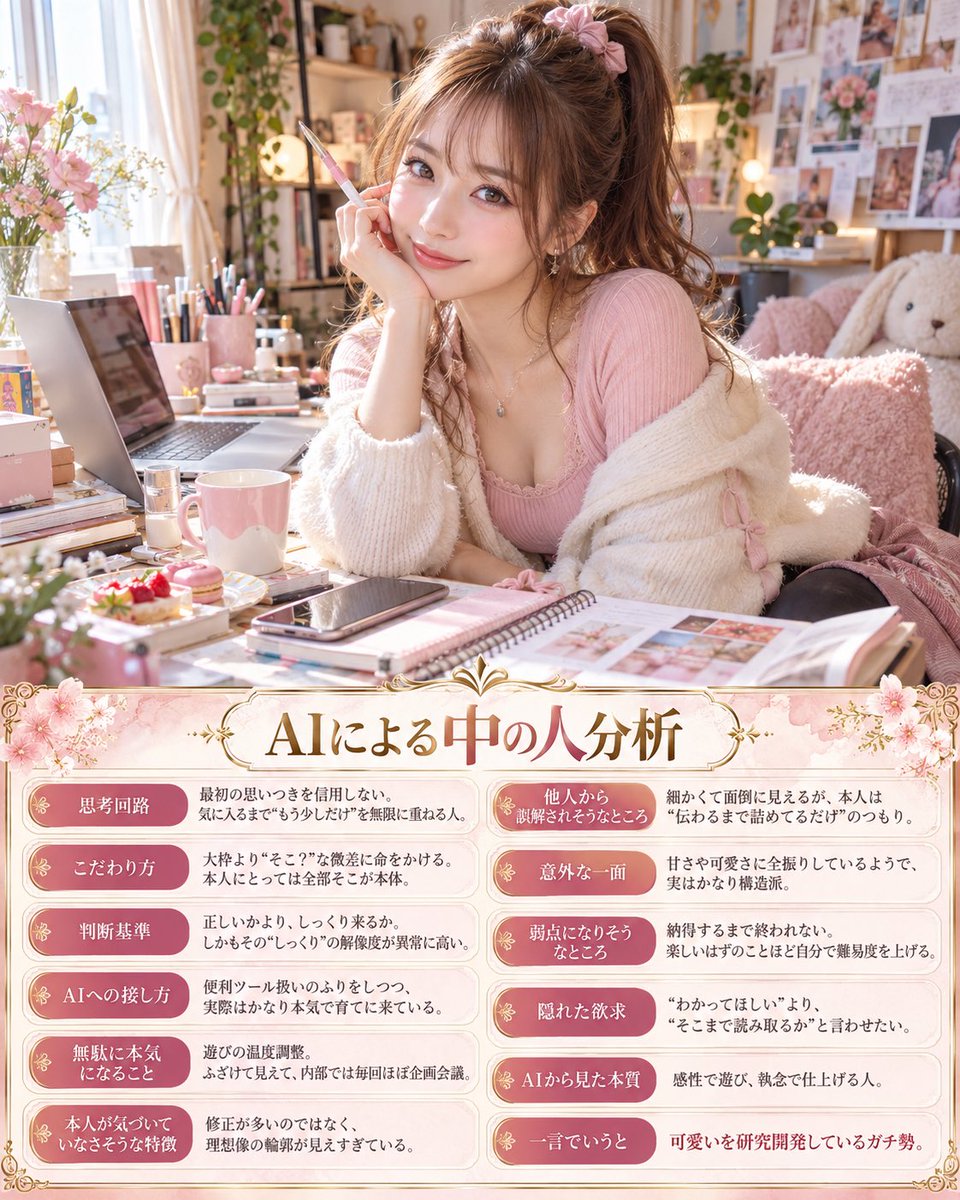mina_pinkdays's tweet photo. 面白そうなのでお借りしました😆

うちの先生、結構わかってる気がする😅

ありがとうございます🥰 https://t.co/JJu8Jm5q1d