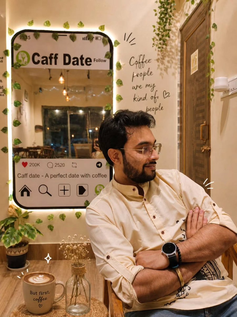 ReginaldFeak's tweet photo. When life gives you cafés, explore them. Visited @caffdate near Golf Green, Kolkata, and loved its soothing ambience, beautiful aesthetics, delicious snacks, and relaxing evening. Thank you, Caffdate, for having us! https://t.co/ZhgDSiai7c