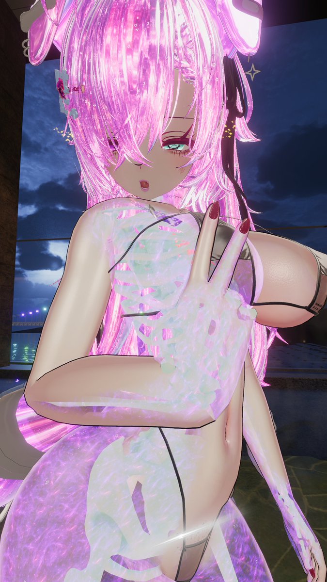LuSTARVR's tweet photo. Puppy Bikini! ( i dont know why and how the previously post was deleted...) #VRC #Selestia #VRCPhotography #lewd https://t.co/wNbXhpUrEx