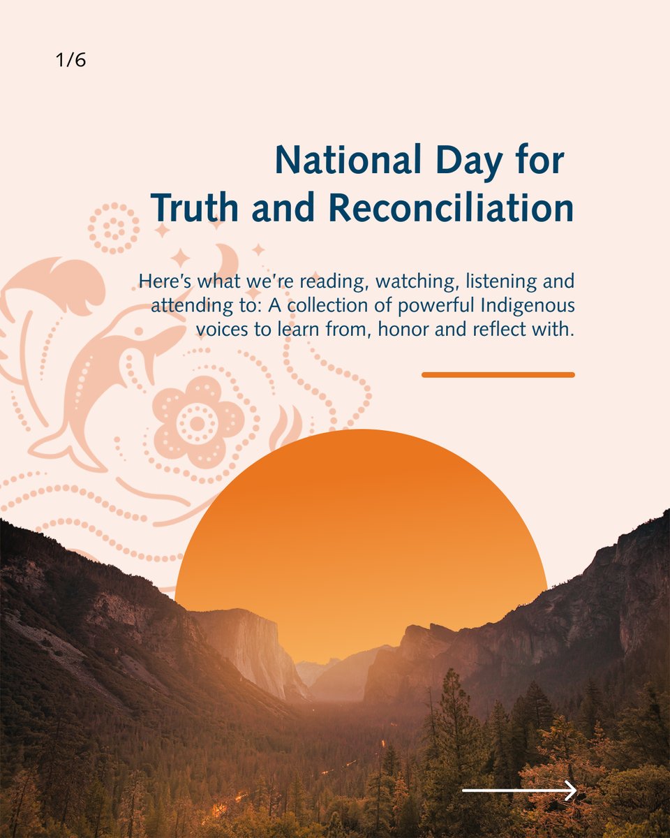 GlobalPluralism's tweet photo. As we approach the National Day for Truth and Reconciliation on Sept 30, we're sharing a few resources for reflection, learning, and action in support of reconciliation with Indigenous Peoples in Canada.

We encourage all to explore these resources, share them with their networks and attend in-person events in support and solidarity with local Indigenous communities.

𝐑𝐞𝐚𝐝𝐢𝐧𝐠

• Introduction to the National Day for Truth and Reconciliation: https://t.co/iD1xst1ej2

• Truth and Reconciliation Commission of Canada: Calls to Action: https://t.co/RZkwTR8kJK

• Residential School History (National Centre for Truth and Reconciliation): https://t.co/VmVIBz1e3q

• Indigenous Peoples in Toronto: An Introduction for Newcomers: https://t.co/DY9afei9s0

𝐋𝐢𝐬𝐭𝐞𝐧𝐢𝐧𝐠

• Auntie Up! – A Celebration of Indigenous Women: https://t.co/FQy95LcHyl

• Women, Truth & Reconciliation (hosted by The Honest Talk) with Rose LeMay and Tanya Talaga: https://t.co/e8I70C4BYM

#NationalDayforTruthandReconciliation #TruthAndReconciliation