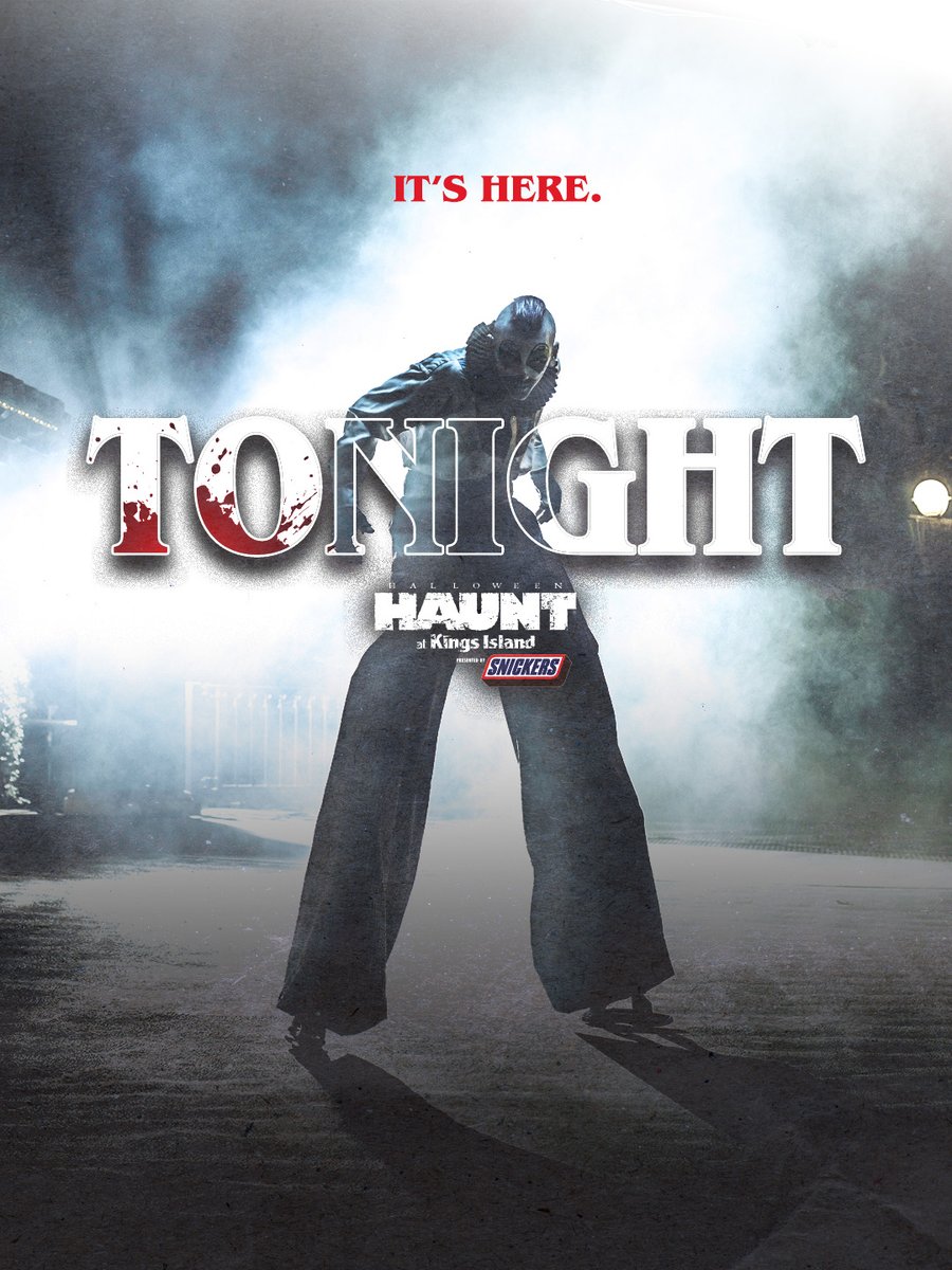 KingsIslandPR's tweet photo. Halloween Haunt Presented by SNICKERS® AWAITS! 🫵 

🔗 https://t.co/tDryAVZdQA https://t.co/Vg37VXL5Hv