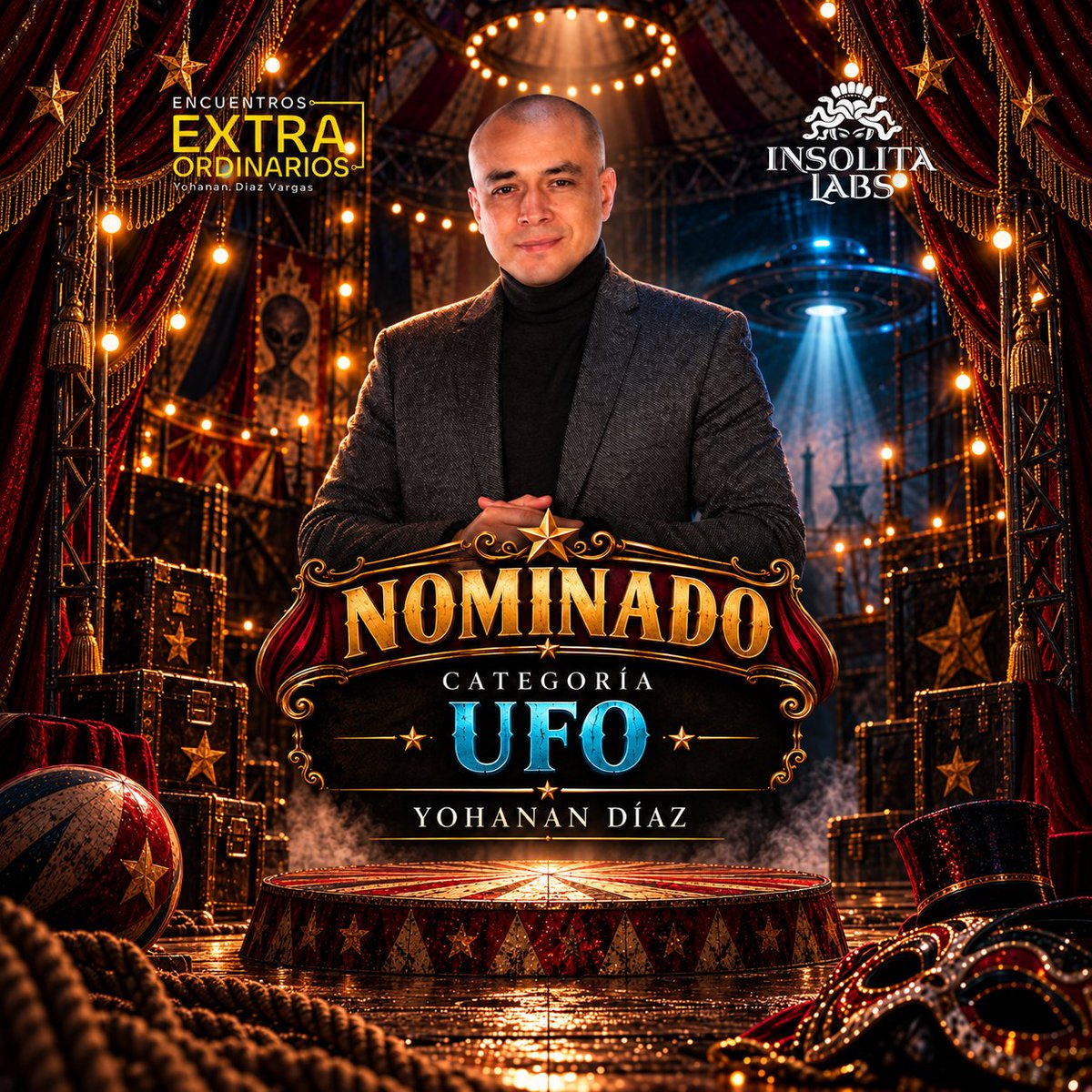 insolitalabs's tweet photo. 🛸 Encuentros Extraordinarios con @yohanandiaz  – Categoría UFO https://t.co/Lve9k6ATCi