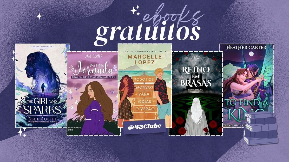 42Clube's tweet photo. ☕︎ E-books GRATUITOS hj 25/09
                                              — a thread 💜 https://t.co/yIW2sZmtpD