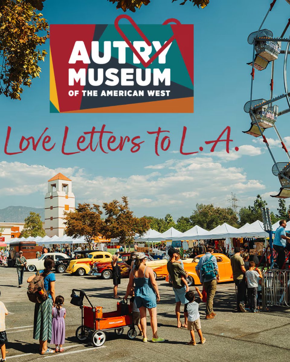 LACity's tweet photo. Celebrate L.A. at the Autry Block Party! 🎨 Enjoy live music, cultural performances, games, horse photo ops and plein air painting.

📅 Sat, Sept. 26 | 10 a.m.–5 p.m.
📍 The Autry, Griffith Park
Details: https://t.co/AGCuGqMMbO https://t.co/YvKsXywBsu