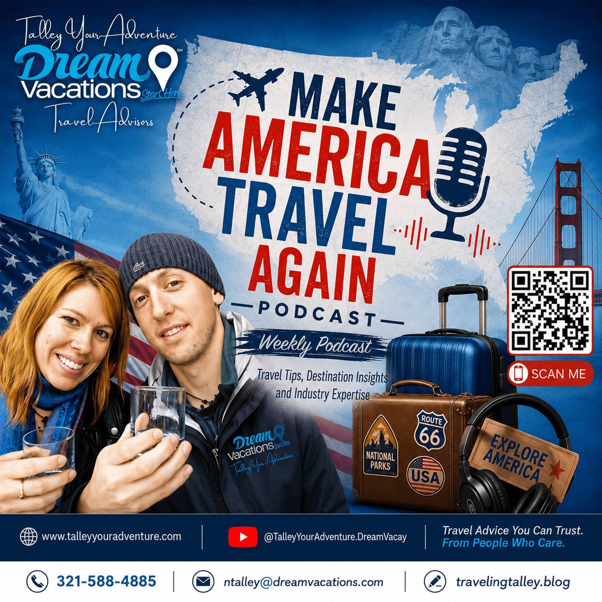 TTalleys's tweet photo. Why We Started This Podcast ❤️

Travel is about more than checking destinations off a bucket list.

#MakeAmericaTravelAgain #TravelingTalleys #TravelPodcast #TravelBlog #TravelAdvisor #DreamVacations https://t.co/3rElad3TNm