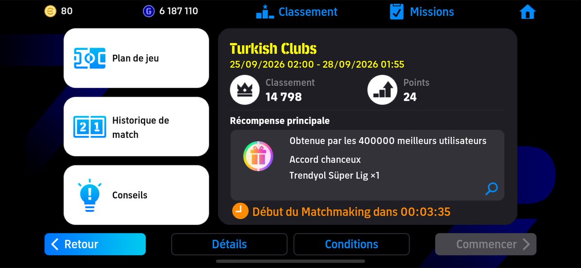 FallOussey16498's tweet photo. @Efootball__PES Safe 🥳 https://t.co/ahQzLwlnMw