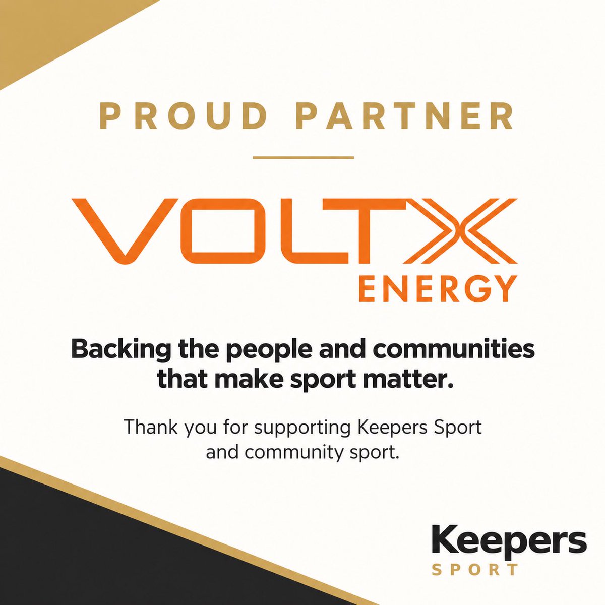KeepersSport's tweet photo. Get in touch with @voltx_energy_au to find out how much you can save in your energy bills https://t.co/Zr9eT1CBvl