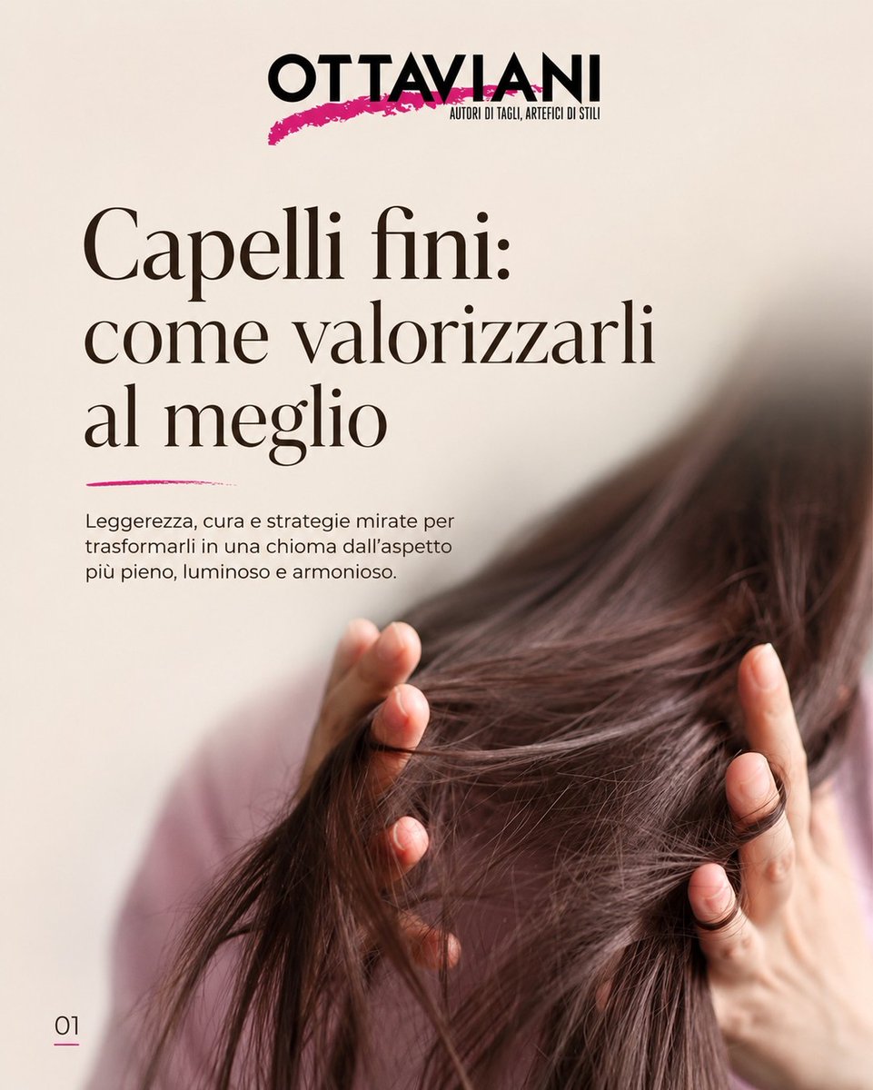 AnnaleeMag0ud's tweet photo. Capelli fini? Valorizzali con leggerezza, cura e strategie mirate per una chioma piena, luminosa e armoniosa. Scopri come esaltare la tua bellezza naturale da OTTAVIANI. https://t.co/aPvR2sTLoH