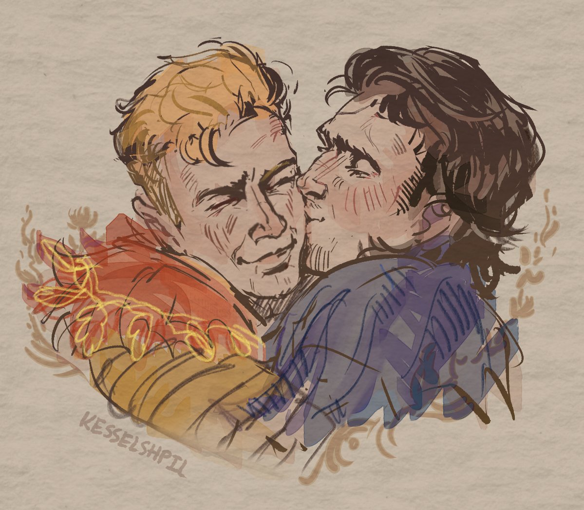 KesselShpil's tweet photo. #hansry sketch I love them so much https://t.co/BEksl6KJtO