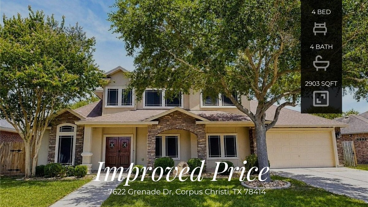 MrDavidGarcia's tweet photo. New price $494,900! Spacious 4-bed, 4-bath Kings Crossing home with pool-sized yard &amp; luxury features. Tour today! 🏡✨ https://t.co/23WmFUz6Nn