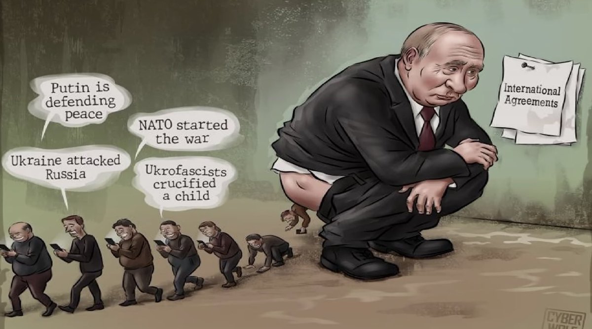 HAWGEO's tweet photo. @front_ukrainian Every time this Russian POS opens his mouth, nothing but lies come out of it. Putin built his Russian fake empire on a foundation made of lies &amp; deception. Nothing is real, or true &amp; nothing is going to last, once this war criminal is forced to take a jump of a 7th floor balcony. https://t.co/upc5P4xCWu