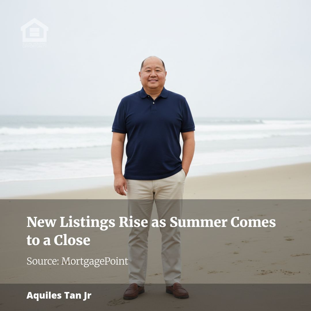 achanturus's tweet photo. New Listings Rise as Summer Comes to a Close
As we say goodbye to summer, there’s a bit of movement in the housing market worth noting. New home listings across the U.S. ticked up 1.2% to hit a three-month high—a sign that some sellers are testing the waters, even as ... https://t.co/84wExBJeYG