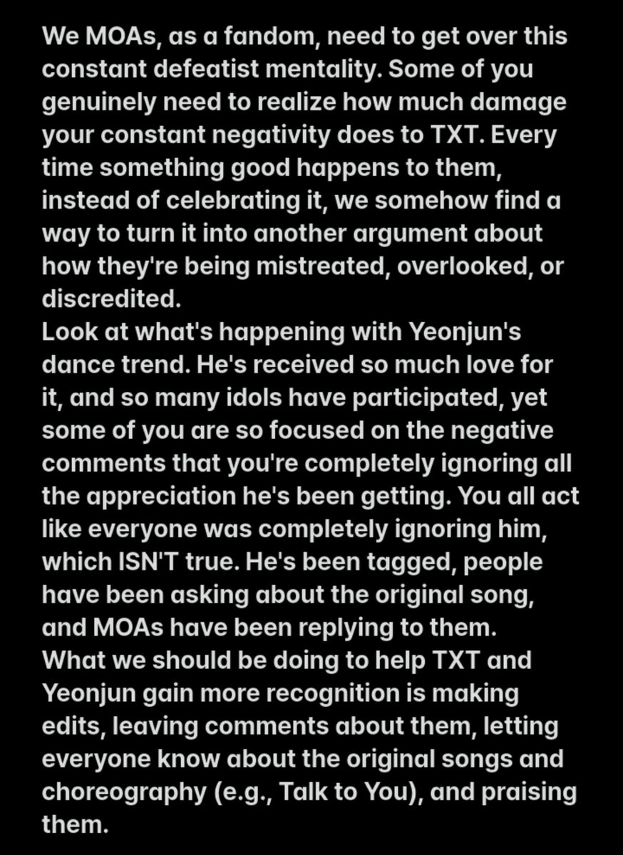 bamgyuiary's tweet photo. #MOAs #moatwt This is kinda long but Everyone please spare me a min and read this🤍 I'm sorry if I sounded harsh but I'm just tired of TXT always getting dragged and hated. I hate it even more when we are the reason sometimes (unintentionally) :( https://t.co/2DIZe9bBJk