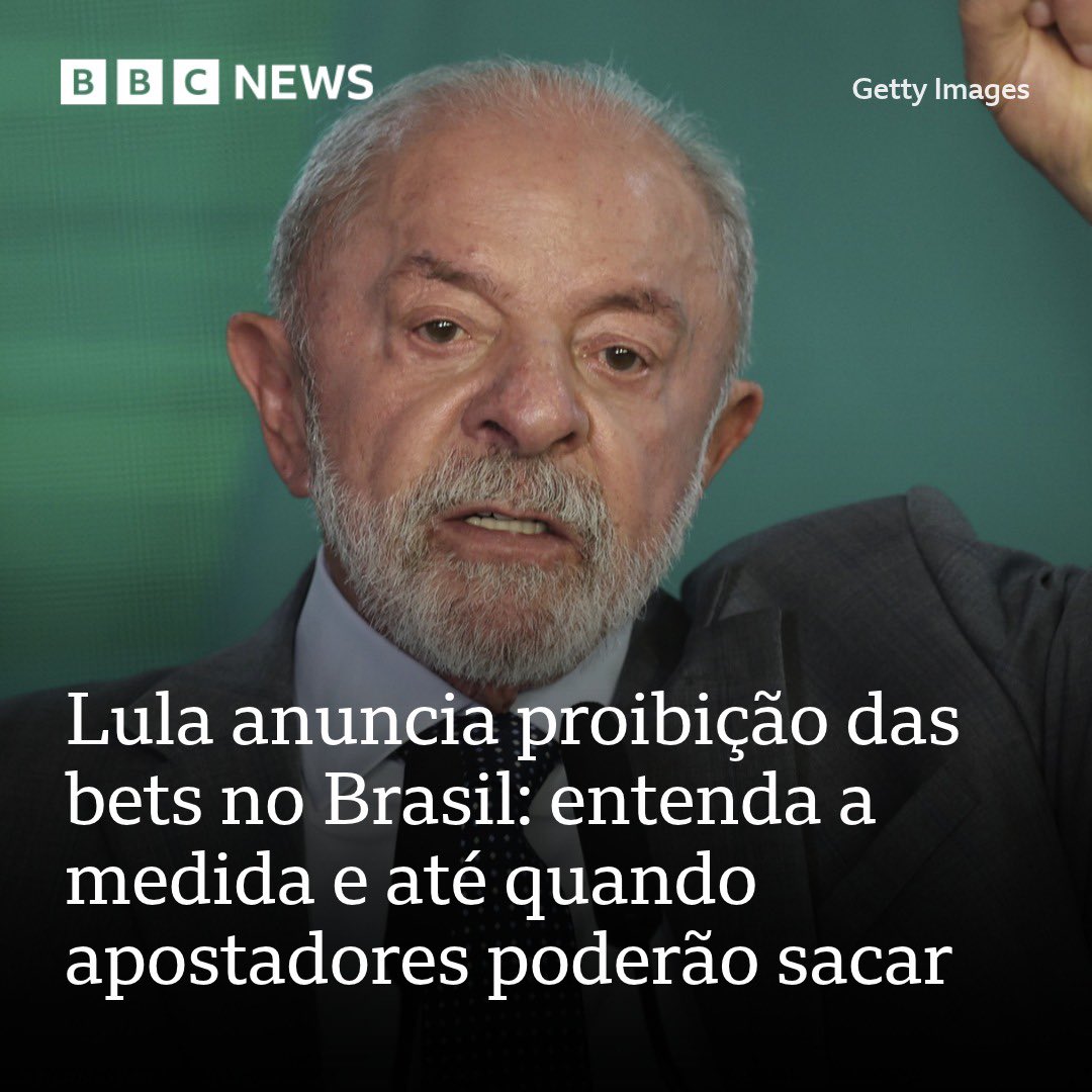 KriskaCarvalho's tweet photo. Proibição das bets no Brasil ⚠️❌

DIA HISTÓRICO! 

O presidente Lula acaba de anunciar o FIM DAS BETS, plataformas de apostas que estavam destruindo famílias. Lula mostra que isto sim é defender as famílias e os brasileiros.

VAMOS ESPALHAR EM TODAS AS REDES!

LULA BRASIL CONTRA BETS
BRASIL LIVRE DAS BETS