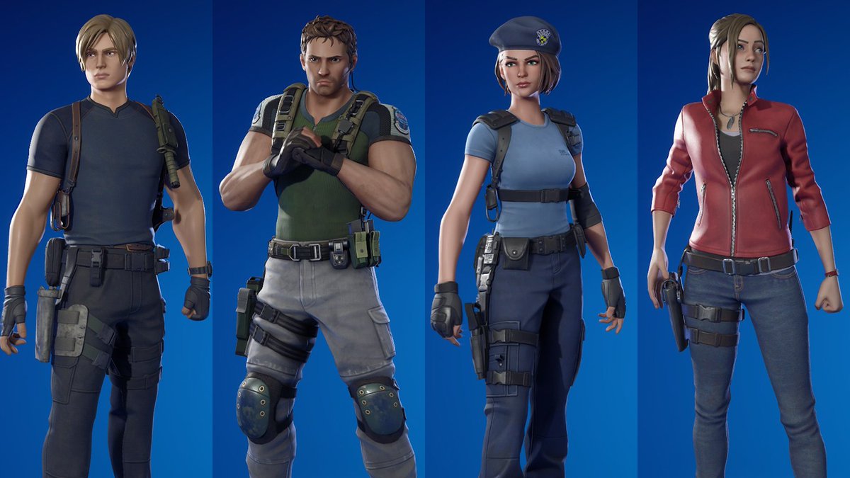 ShiinaBR's tweet photo. RESIDENT EVIL WILL HAVE 4x SHOP TABS TONIGHT

All OG skins are finally expected to return after 1250 days https://t.co/gPq3HuwdDY