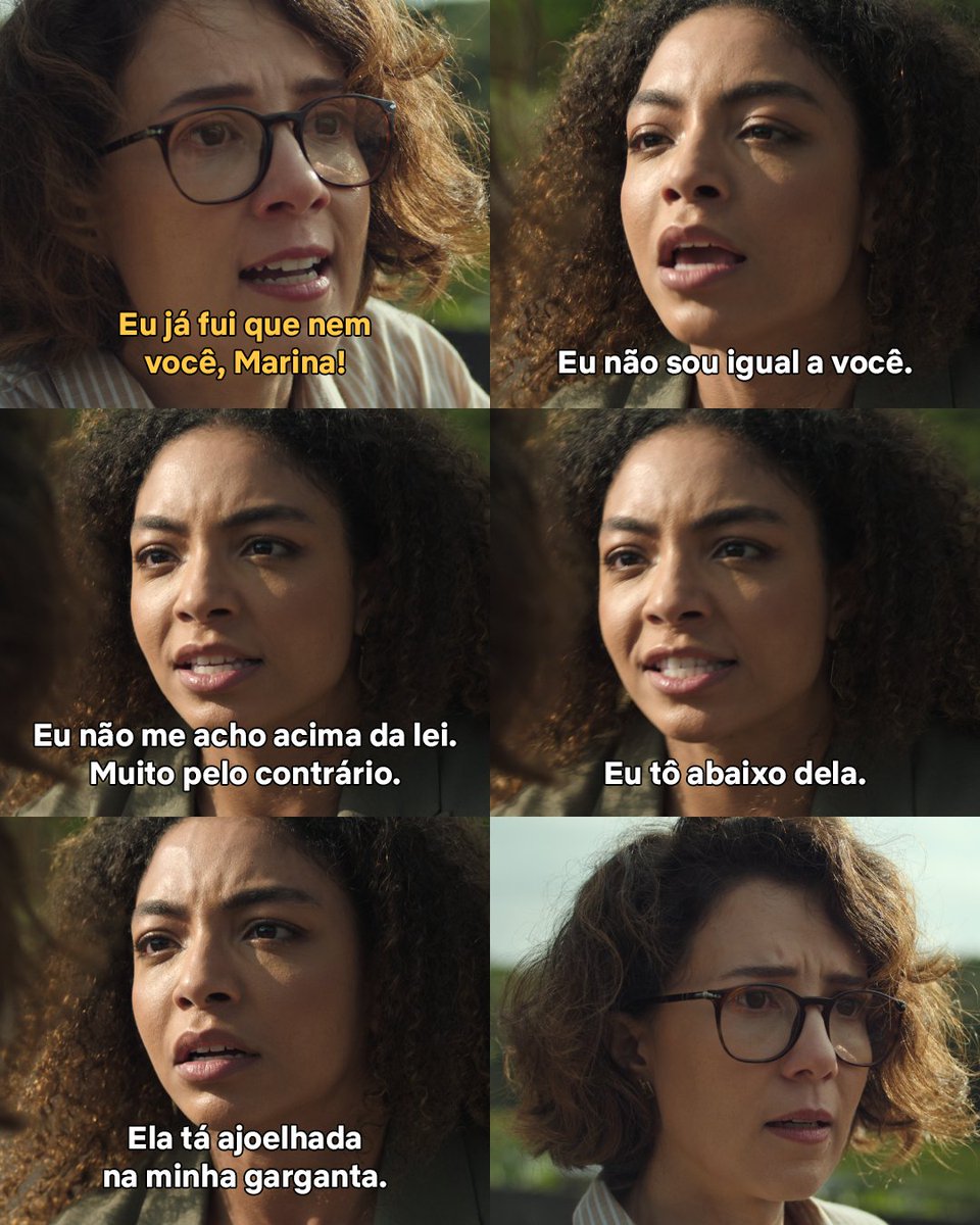 NetflixBrasil's tweet photo. A LAPADA que a Marina deu na Inez. 🗣️ https://t.co/VDeuDe00YD