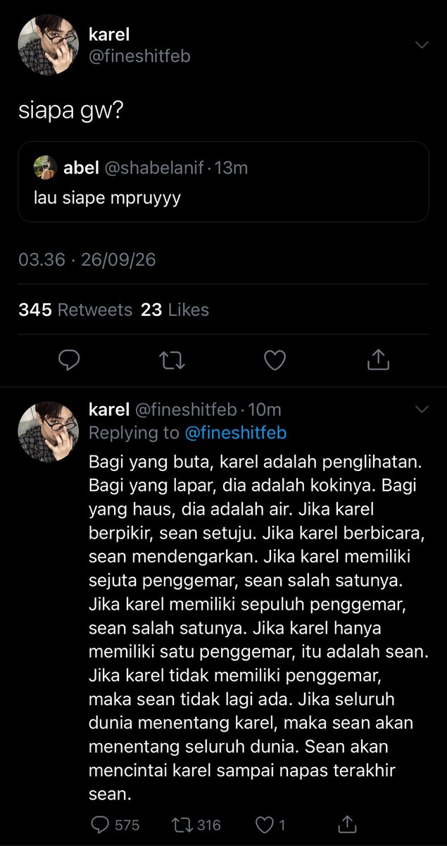 questnone's tweet photo. #hyeonkeon few tweets au

where karel si mahasiswa yang lagi stress kuispar bawaannya jadi pengen numpang hidup aja sm cowonya—sean, si penyanyi muda yang lagi naik daun. https://t.co/cgKpsq1fXU