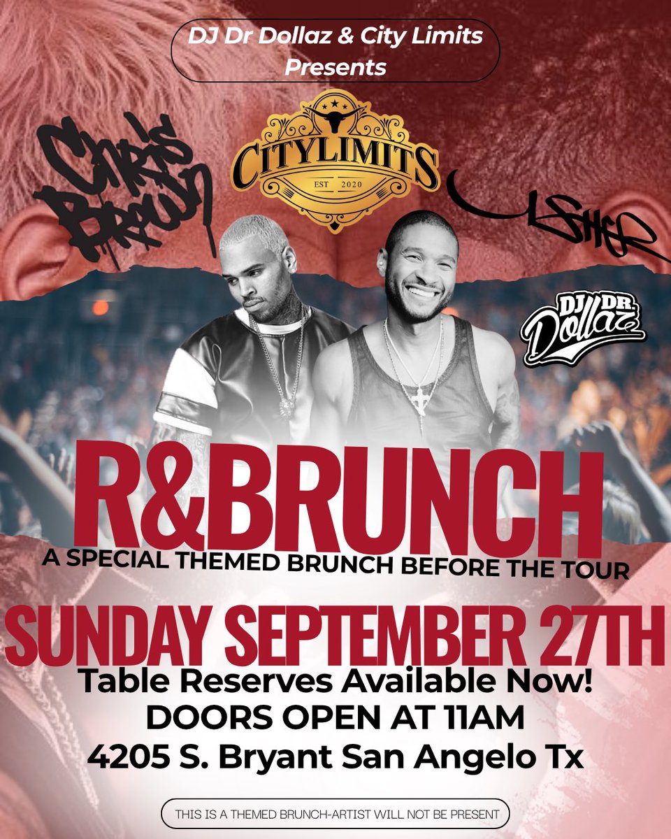 DJDrDollaz's tweet photo. Sunday at City Limits! HMU for tables! Only a couple left! https://t.co/bcHiyZXvX5