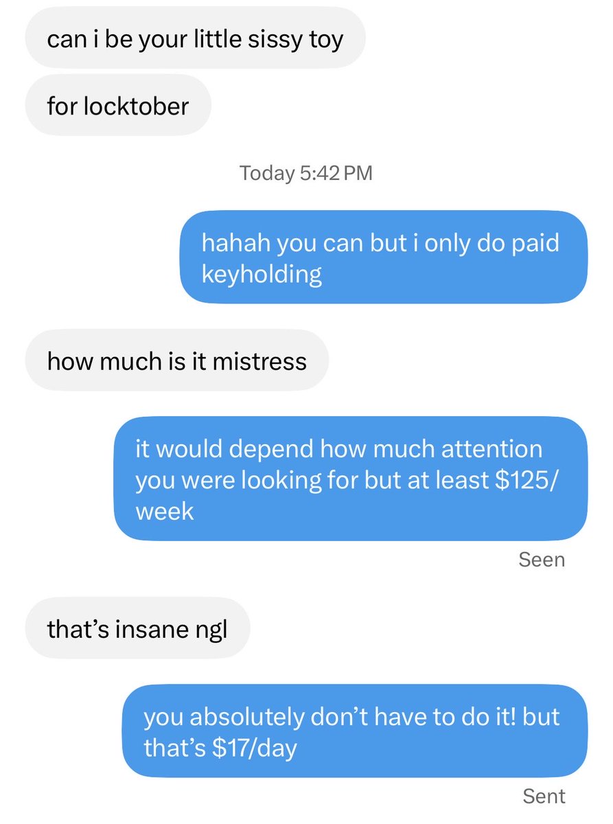 yrgoddesskenzie's tweet photo. Update: you absolutely do not need to pay me for anything. But I am a findomme, and I try to be reasonable. The amount of time and energy it requires for me to be an attentive domme is what I charge for, and I’m not everyone’s cup of tea! https://t.co/AxPZOBf3n0