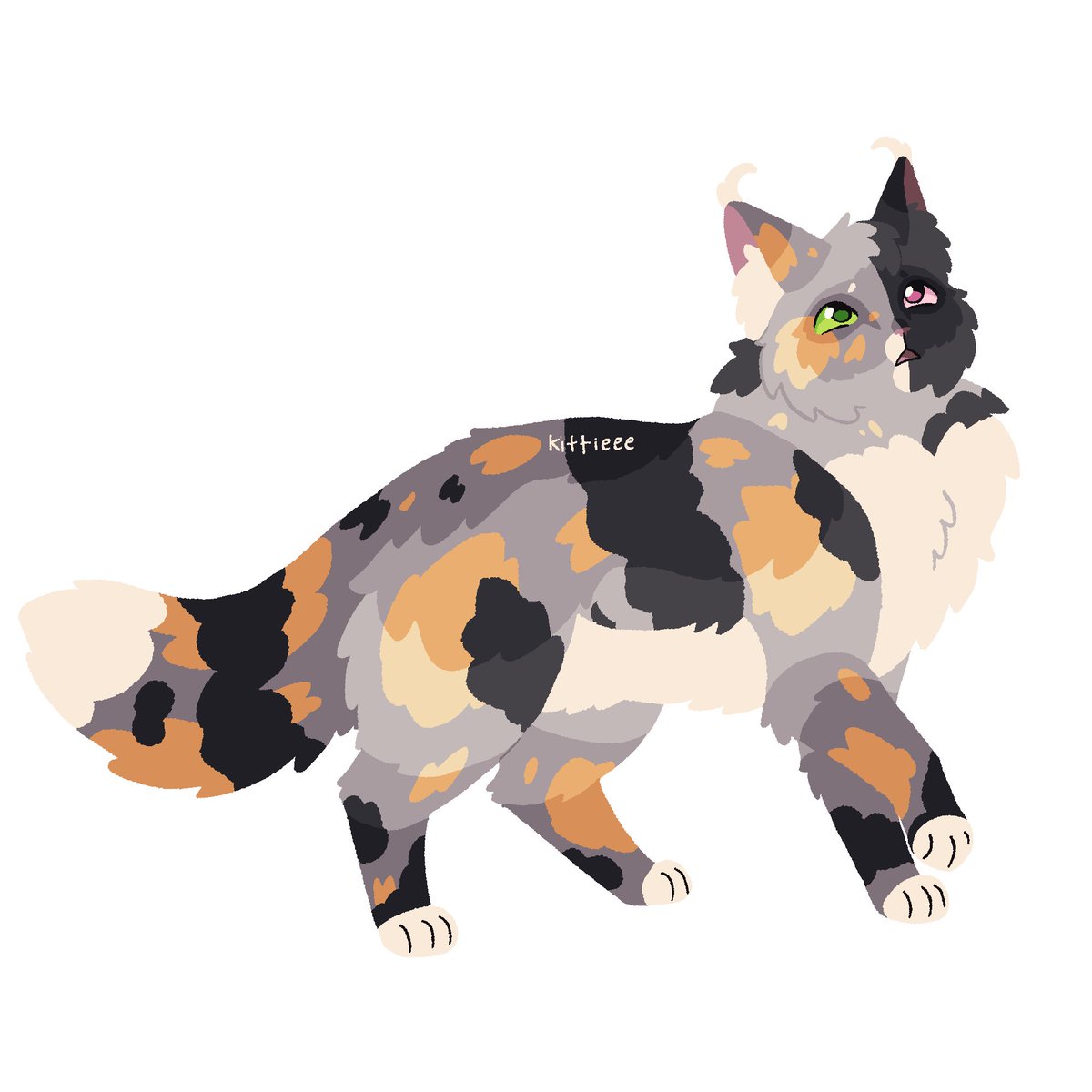 Kittieeepaw's tweet photo. dovewing/moonpaw fusion and ivypool/moonpaw fusion! https://t.co/eAYTKhDobO