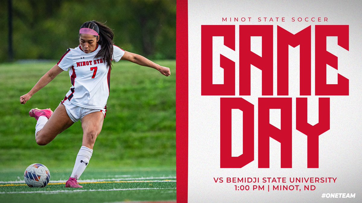 colehcclem's tweet photo. It’s another rendition of the “Battle of the Beavers” at the Herb!
Minot State Women’s soccer welcomes Bemidji State for another home conference matchup
I’ll have the call on the NSIC Network powered by Midco Sports Plus: https://t.co/gzUV54YWgI
#OneTeam https://t.co/MzJDE64yLj
