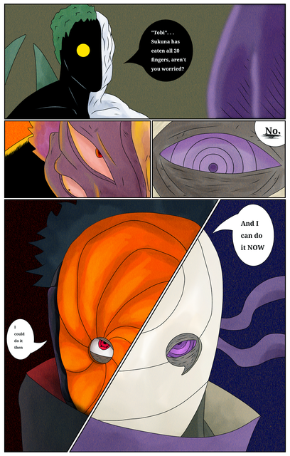TangerineB0t's tweet photo. "Madara" vs Sukuna (p1/?)

what better way to practice art than change art styles every three seconds in a shitty VS comic! https://t.co/WlHHYvVsTt