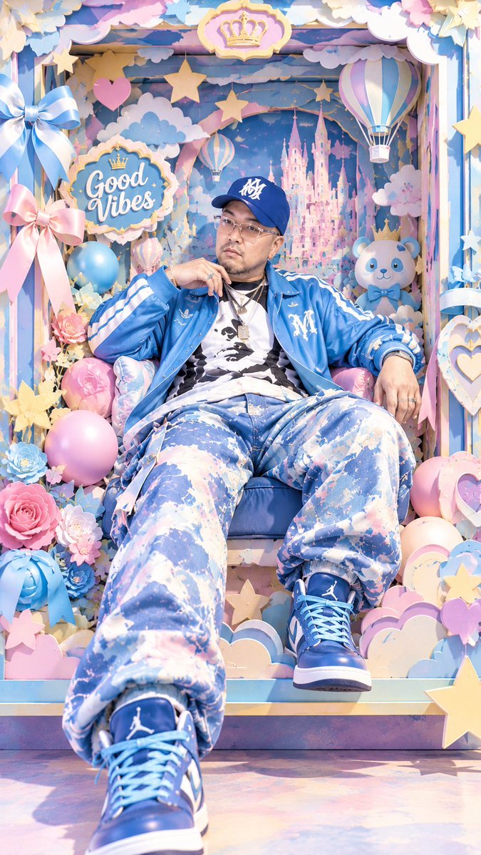 arashirocko's tweet photo. なに？これ？すごっｗｗｗ
ポーズ勝手に作ってくれるんや👀📷✨
#青大好き　#５３歳パパ　#ABATHINGAPE　#エイプ https://t.co/B2ZH3nOL6D