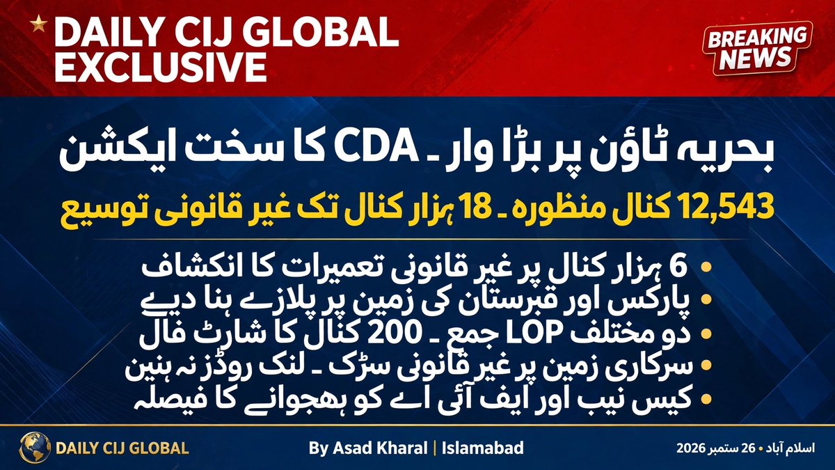 AsadKharal's tweet photo. `#BahriaTown #BahriaEnclave #CDA #Islamabad #MalikRiaz #BreakingNews #DailyCIJGlobal #NAB #FIA` https://t.co/sYwEzKKLBv