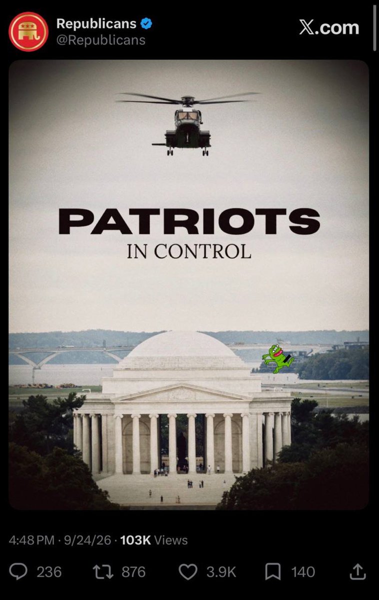 US_debt_clock1's tweet photo. Another one…

Patriots are in control. https://t.co/ouGozwrZlT