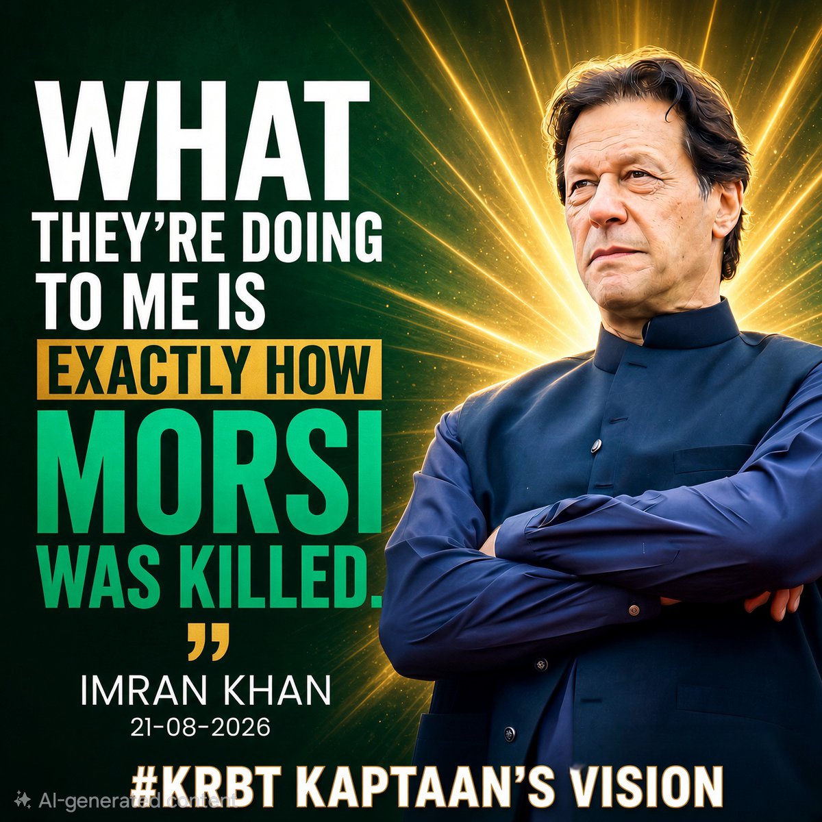 KaptaanSquad's tweet photo. Team – Khan Rehai Benami Tehreek
إِيَّاكَ نَعْبُدُ وَإِيَّاكَ نَسْتَعِينُ 

🚨🚨
To PTI-aligned officers in the armed forces, and to the Askari PTI leadership.Enough. Enough. Enough. 

#KRBT This is a warning, not a conversation. Do not throw Imran Khan’s workers into the same apparatus again. Do not look away while they are seized, broken, disappeared, or lined up for another Islamabad operation. If you take that role under the present command, you own it. Fully. Publicly. Permanently.

Kaptaan’s order is not open to interpretation. Shut Khyber Pakhtunkhwa. Close the province. That is the line. Cross it and you stand against the order itself.

Askari PTI leadership..
you are not mediators. You are handlers. You are taking a country’s fury and feeding it into another long march while the same net is already laid. The lava is not “coming.” It is here. Stop using it. Stop marching people toward the same ground. No snipers in wait. No repeat of the kill. No second #IslamabadMassacre (BLACK DAY) 26.11.2024 is unfinished business, and you do not get to rinse it off with slogans.

#KRBT On record, with no softening.
Mass arrests of workers, legislators, and Kaptaan’s family are not law. They are a raid on a political movement.
Sealed motorways and Section 144 will not smother the order to shut KPK. They will prove you fear it.
Isolation and reported medical neglect of Kaptaan are not “security.” They are the indictment.

Choose force over the order, or walk the same Islamabad route again, and do not pretend afterwards that the warning never arrived.

The order stands. Close the province.
KAPTAAN'S ORDERS..
#CloseTheProvince
#KhansOrderCloseProvince
#LongMarchObeyKhansOrder
#خان_کا_حُکم_صوبہ_بند #لانگ_مارچ_خان_کی_حکم_عدولی 
#لندن_پلان_2
@krbt804