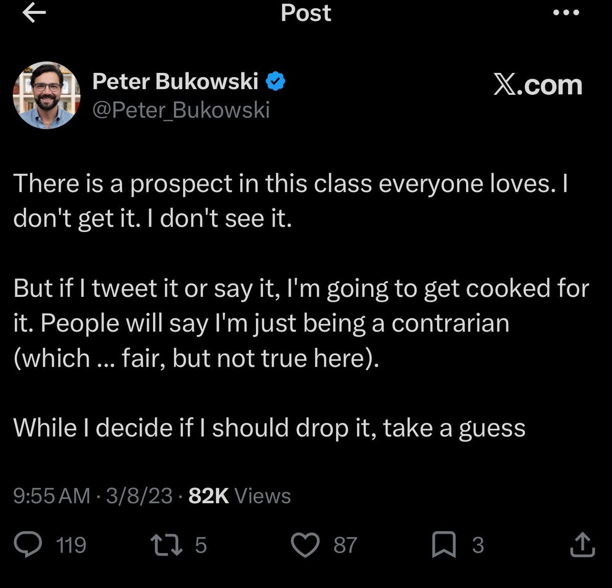rastapasta_9's tweet photo. Peter Bukowski got that dog in him https://t.co/o5PXwvvJ2f