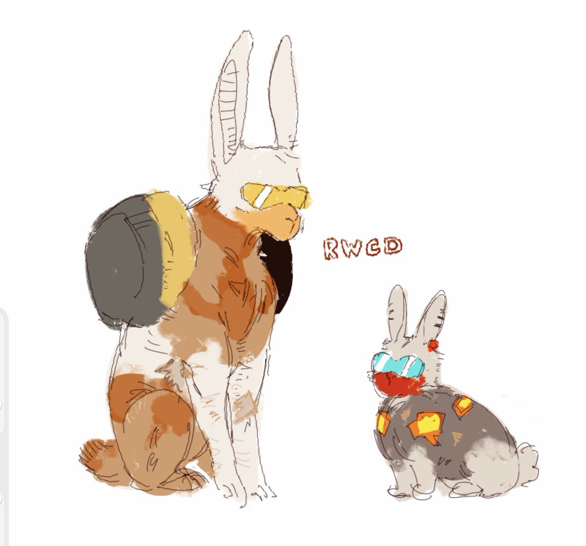 xaki_00's tweet photo. BunnyHare https://t.co/PZ2JviIzbJ