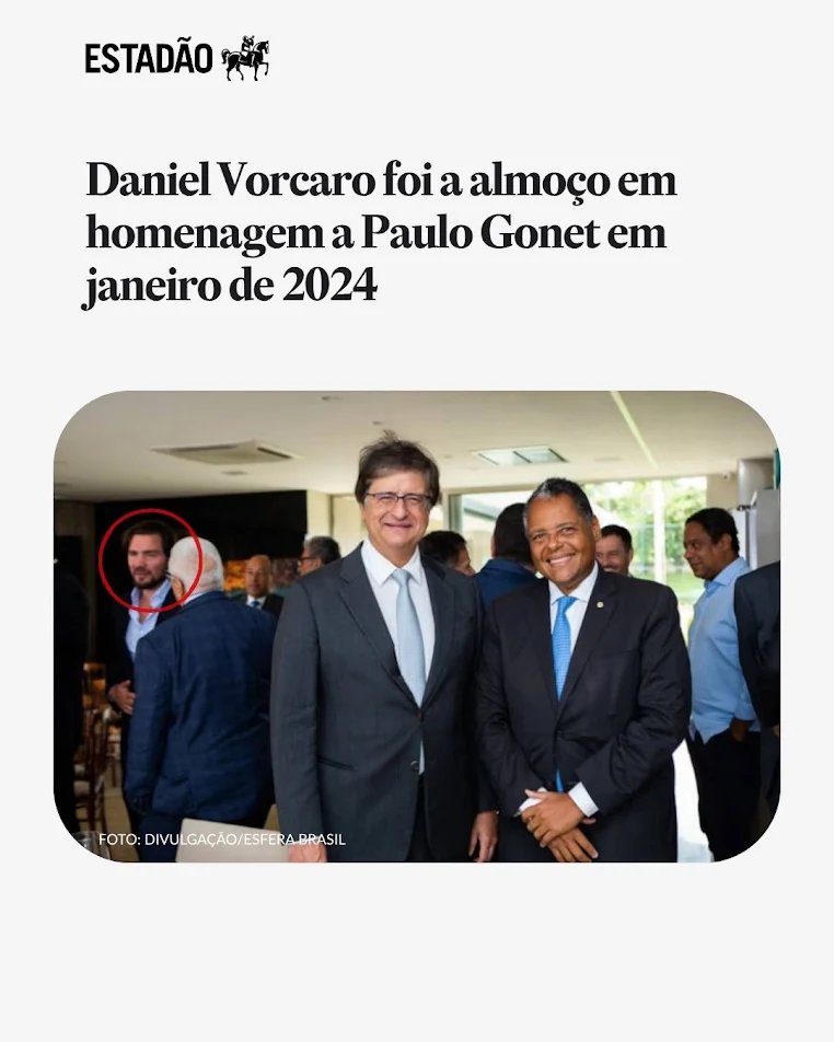 Estadao's tweet photo. POLÍTICA | Evento foi organizado pelo Grupo Esfera e contou com a presença de empresários, políticos e integrantes da nata do Judiciário; procurados, Gonet e Esfera não se manifestaram

Saiba mais em https://t.co/G6bPkCbBRs https://t.co/eRFF3JLCQo